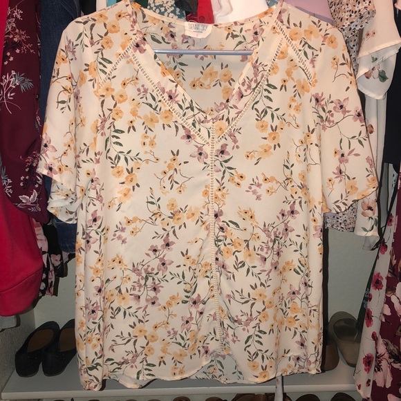 Sienna Sky Tops - Beautiful floral shirt